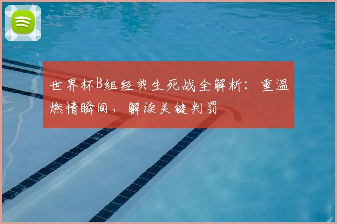 世界杯B组经典生死战全解析：重温燃情瞬间，解读关键判罚